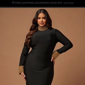 Elegant plus size bandage dress brand new